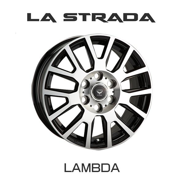 ホイール4本セット』LA STRADA TIRADO LAMBDA 17×7.0J 6H 130 ブラック