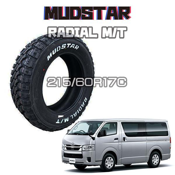 215/60R17C 4{Zbg MUDSTAR }bhX^[ RADIAL M/T WA GeB[ }bhe[ g^ 200n nCG[X ΉTCY