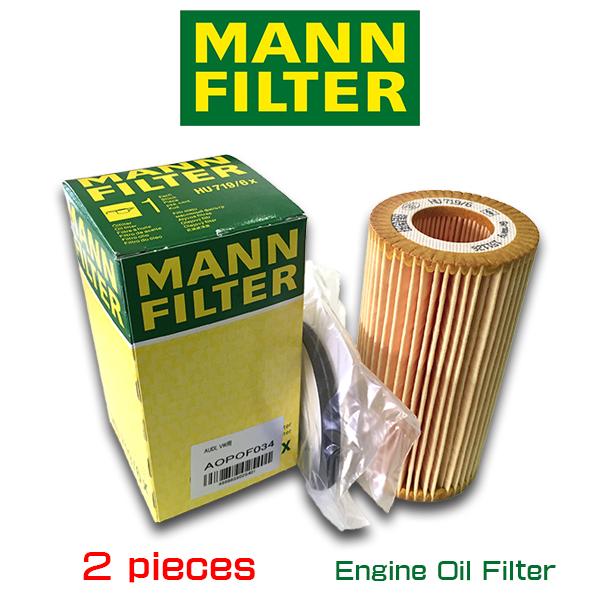 お買い得2個セット MANN FILTER マンフィルター HU 719/6x VW GOLF5 2.0FSI　GTI AOPOF034