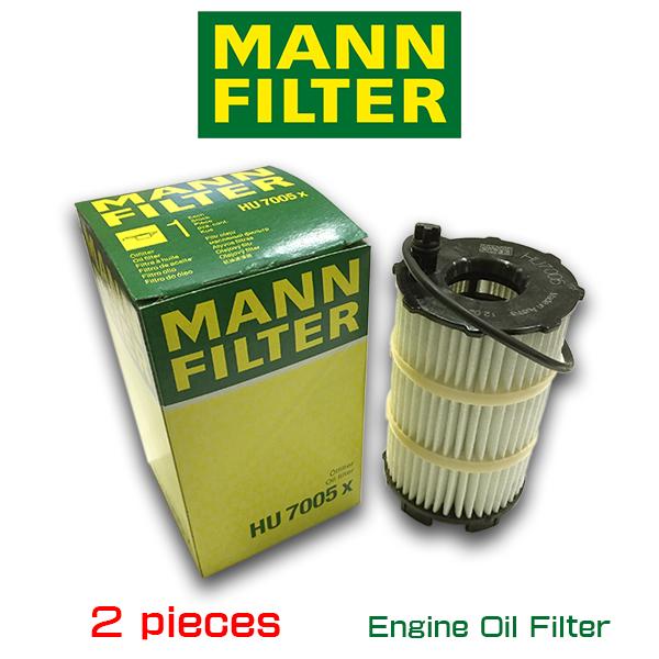 お買い得2個セット MANN FILTER マンフィルター HU7005X　フォルクスワーゲン　トゥアレグ　アウディ　A4　A6　A8　Q7　S5　S6　S8　R8　RS4　RS6