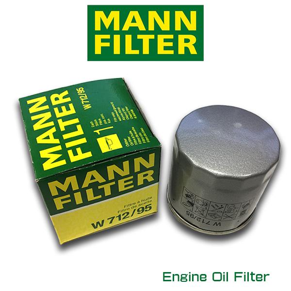 MANN FILTER マンフィルター W712/95 アウディ Q3 フォルクスワーゲン ゴルフ7 ポロ5 AOPOF075