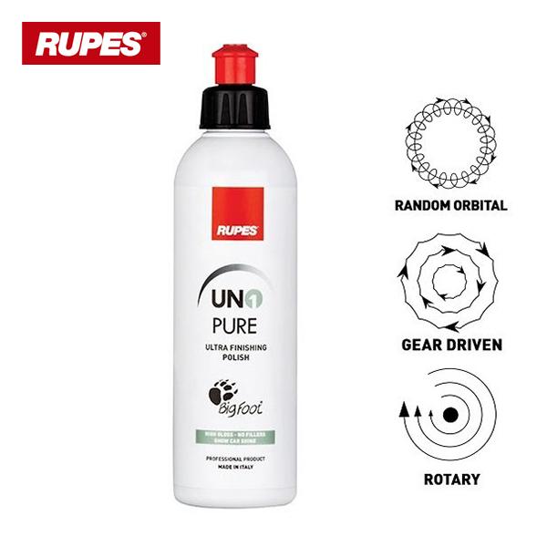 RUPES ルペス UNO PURE コンパウンド ホワイト EXTRAFINE 超微粒子 250ml BIGFOOT ビッグフット 磨き 研磨