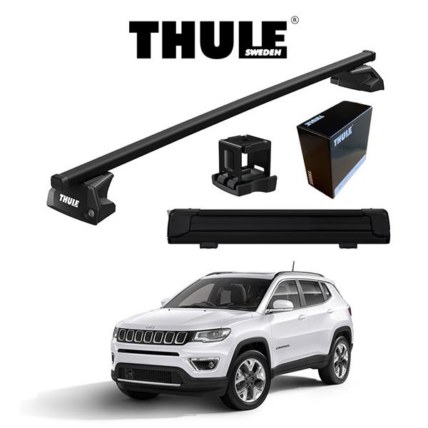 JEEP コンパス　THULE ルーフキャリア THULE（スーリー） ジープ JEEP コンパス COMPASS スクエアバー スノー