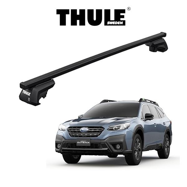 かーず THULE SUBARU OUTBACK BS9用 THULE スバル レガシィ アウトバック ルーフレール付き車（X