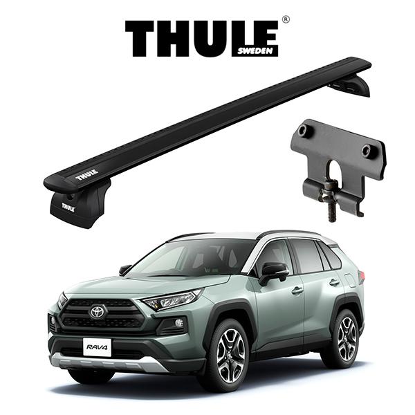 thule スーリー ウイングバーEVO RAV4 50系 THULE（スーリー） トヨタ RAV4 ウィングバー EVO （ブラック） ルーフ