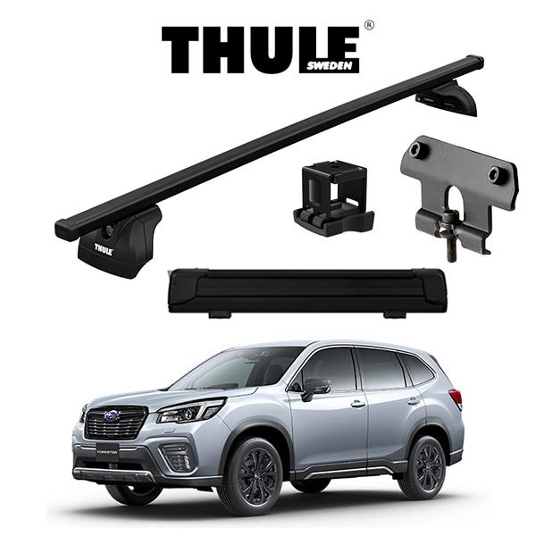 スバル フォレスター Sk系 ルーフレール無し スクエアバー スノーパックエクステンダー ブラック セット Thule ベースキャリア スノボ Th B Sk Sq Swb 6degrees Online 通販 Yahoo ショッピング