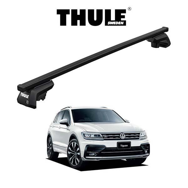 VW ティグアン TIGUAN スクエアバー ルーフラック 『車種別セット』THULE Base carriers （スーリーベースキャリア）  キャリアラック パーツ