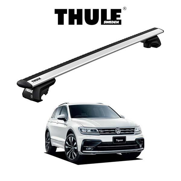 保存版】 THULE フォルクスワーゲン シャラン ルーフレール付 10