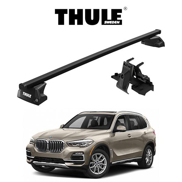  X5 G05 ルーフキャリア　ベースキャリア THULE（スーリー） BMW X5 G05 2018y〜 ダイレクトルーフレール付き車