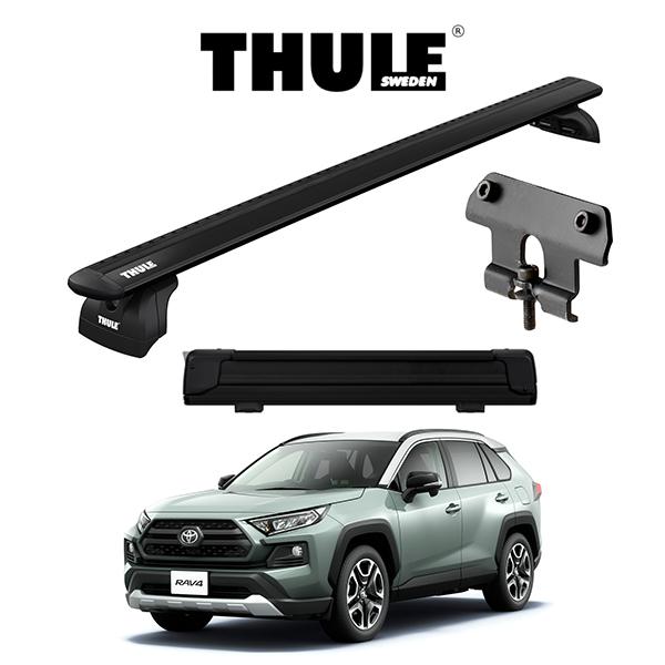 THULE（スーリー） トヨタ RAV4 ウィングバー EVO （ブラック）スノー 