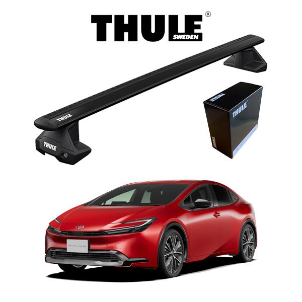 トヨタ 60系 プリウス TOYOTA 60 PRIUS ウィングバー EVO ブラック『車種別セット』THULE Base carriers （スーリーベースキャリア） ルーフキャリア パーツ