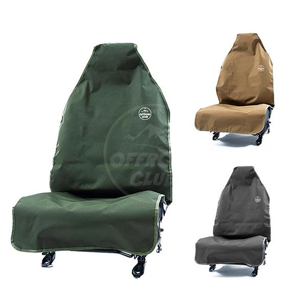 THE OFFROAD CLUB オフロードクラブ フロントシートカバー Front Seat Cover 前座席用 1脚分 撥水 PVC加工 汎用品【CORDURA Fabric使用】