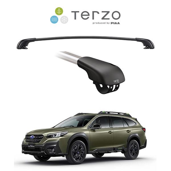 スバル車　ルーフキャリア　ベース　TERZO TERZO 車種別セット Terzo テルッツオ ベースキャリア エアロバー