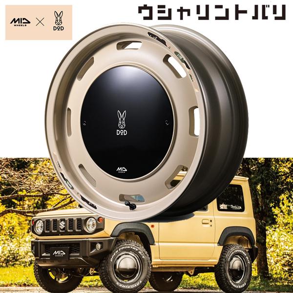 DOD（ディーオーディー） x MID ウシャリントバリ 16×6.0J 5H 139.7 ET