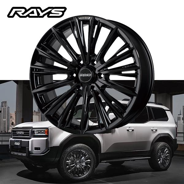 トヨタ ランドクルーザー 250 【送料無料・4本セット】 RAYS レイズ VERSUS CRAFT COLLECTION  VOUGE 20x8.0J +38 6H139.7 グロッシーブラック（GX）