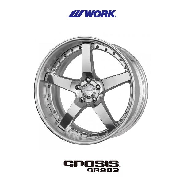 WORK GNOSIS GR203 ワーク グノーシス　19インチ 2ピース オプションカラー】WORK グノーシス GR203 19in 8J+46