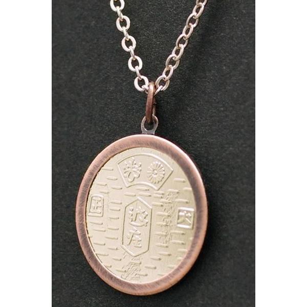 ■チェーン：喜平　銅ブロンズメッキ　40cm■本体：真鍮　金メッキ■枠：銅ブロンズメッキ