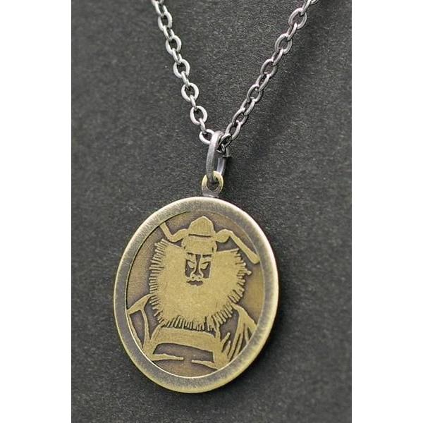 ■チェーン：喜平　真鍮ブロンズメッキ 40cm■本体：真鍮ブロンズメッキ■枠：真鍮ブロンズメッキ