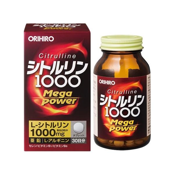 Viên uống bổ sung năng lượng Citrullin 1000mg Orihiro Nhật Bản