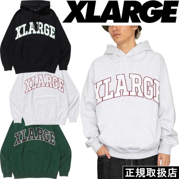 XLARGE エクストララージ ARCH LOGO HOODED SWEAT : 7-SEVEN