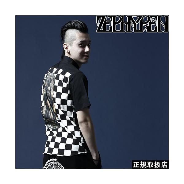 Zephyren ゼファレン EMBLEM SHIRT S/S BLACK ZEPHYREN (ゼファレン) 公式 アイテム一覧 Zephyren ゼファレン EMBLEM