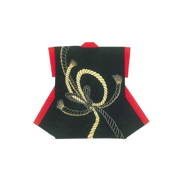 袖無し法被 黒 綱 法被 半纏 はっぴ ハッピ 和太鼓 八木節