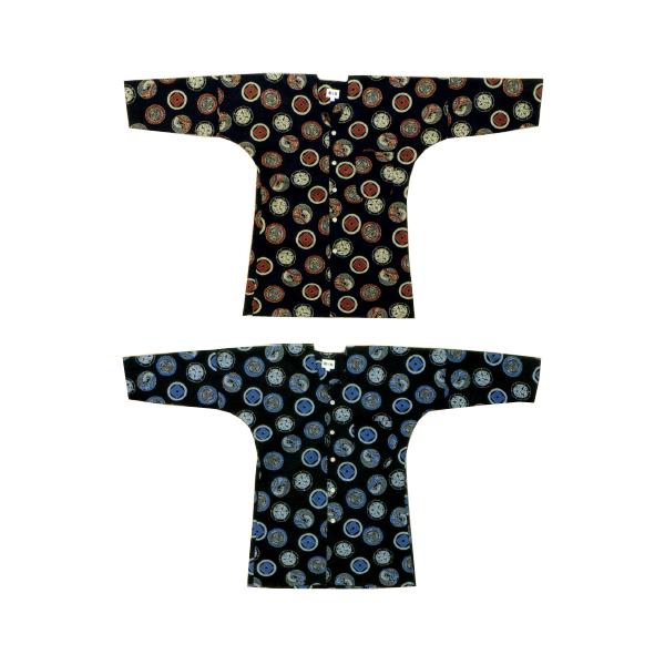 いにしえの幟旗家紋の鯉口シャツsize L いにしえの幟旗家紋の鯉口シャツsize L いにしえの幟旗家紋の