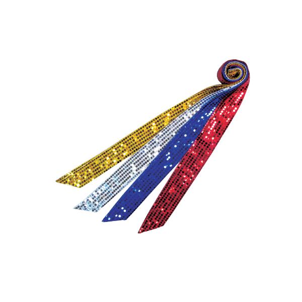 スパンコールはちまきのサイズ：約５ｃｍ×約１６５ｃｍよさこいやダンスの衣装などに、スカーフやベルトとしてもお使いいただけます。2025.9.16現在　シルバーはメーカーさんにて完売してしまいまして、次回入荷未定となっております。※お客様がお...