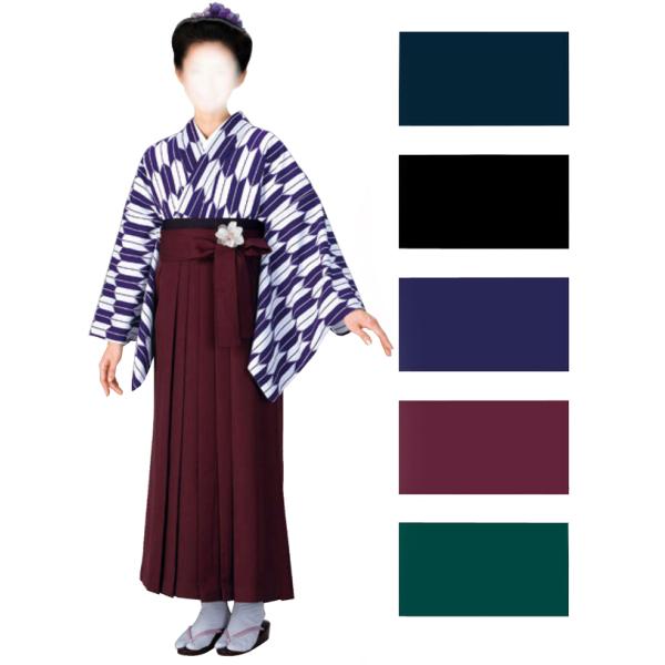 卒業式袴（高級ウール袴）　無地　国産　Ｓ・M・L・ＬＬ寸　200-ty65501-65505　[ty65501 ty65502 ty65503 ty65504 ty65505]
