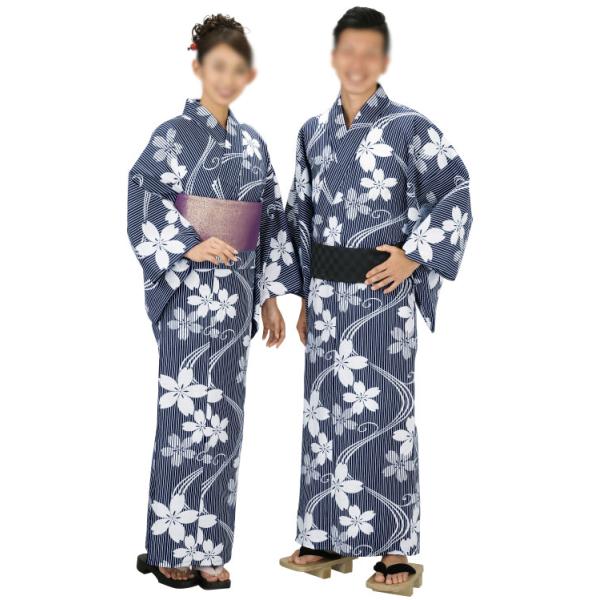 激安】問屋が見切りました！女物仕立上がり浴衣桜黒