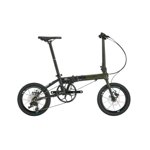 【美品】Dahon 折りたたみ自転車 K9X 16インチ ブラック スタッフのインプレ】話題の16インチ折り畳み自転車！DAHONのK9Xを試乗