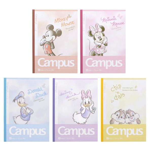 【シリーズ】キャラクターキャンパスノート【特長】使いやすく人気の大学ノートCAMPUS【ノート仕様】7mm罫 / 中紙30枚【サイズ】B5サイズ / 1冊辺りW179mm×H252mm×D4mm【本体材質】紙　【生産国】日本キャンパスノート...