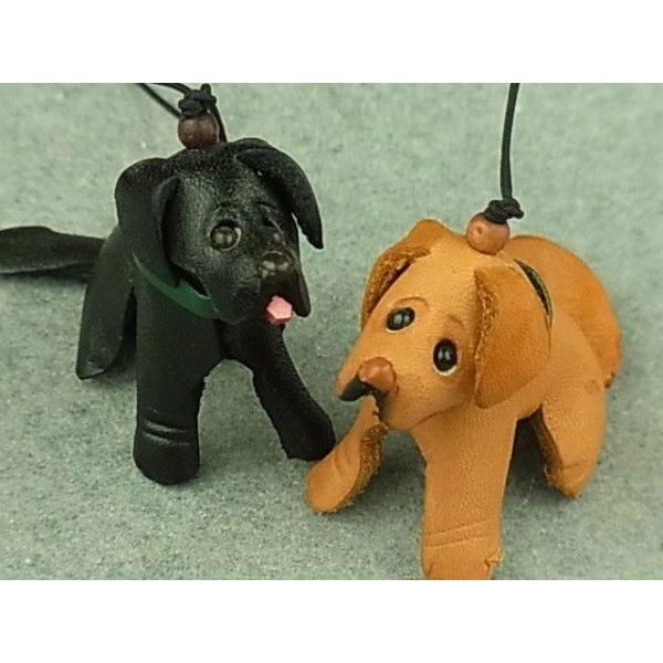 ストラップ 動物ストラップ ラブラドール レトリーバー ２色 格安saleスタート 携帯ストラップ 即納 革製品 犬