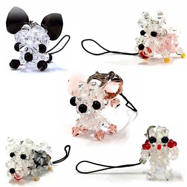 犬 チワワ トイプードル シュナウザー ストラップ キラキラ カワイイ ガラスビーズ チャーム 21 7 5 3アクセサリーshop 通販 Yahoo ショッピング