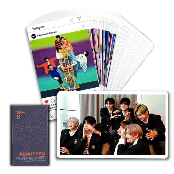 ENHYPEN グッズ インスタ風 トレカ フォト カード 60枚 写真 画像 