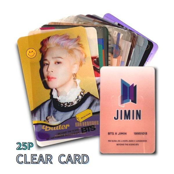 Bts ジミン Jimin グッズ クリア カード プラスチック 透明 25枚 防弾少年団 バンタン Ko1809 2 Jimi 7 5 3アクセサリーshop 通販 Yahoo ショッピング