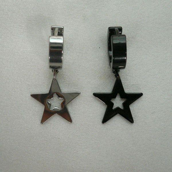 ステンレス カッチン ピアス フープ 星 抜きスター シルバー ブラック スナップピアス Tk 5080 A B 2 7 5 3アクセサリーshop 通販 Yahoo ショッピング