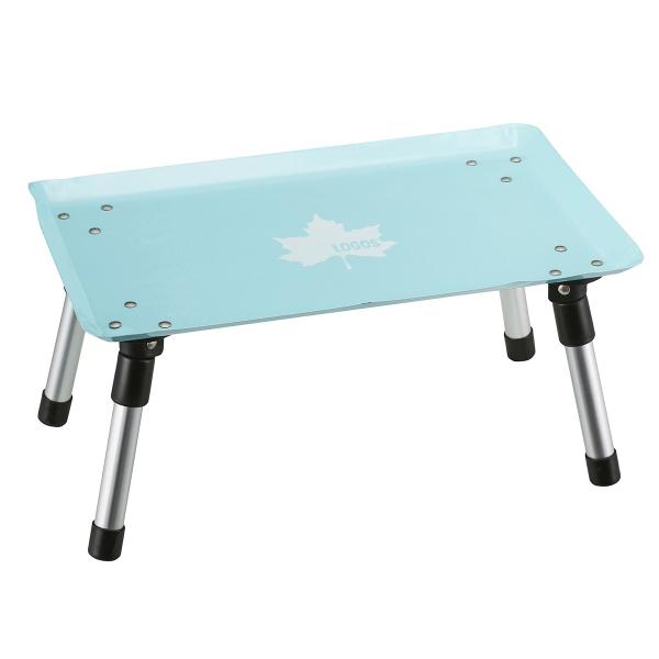 LOGOS（ロゴス） スタックカラータフテーブル-AF ブルー スチール天板