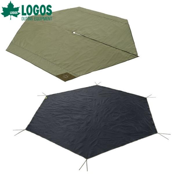 ロゴス Tepee マット＆シート400 ティピーテントに対応したインナーシートとグランドシートのセット品 地面からの冷気や湿気を遮断 快適フロアシート