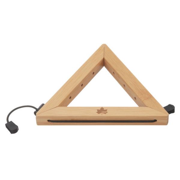 ロゴス Bamboo なべ敷きトライアングル 2秒で組み立て たためる鍋敷き
