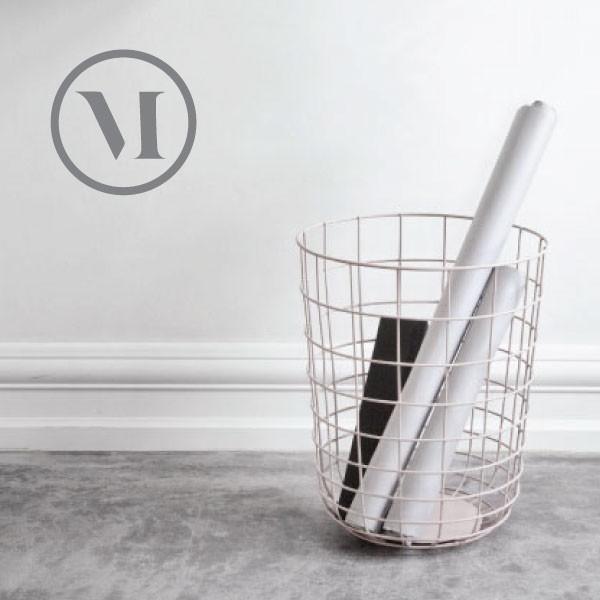 menu/メニュ ワイヤービン wire bin ブラス/クロム/コッパー