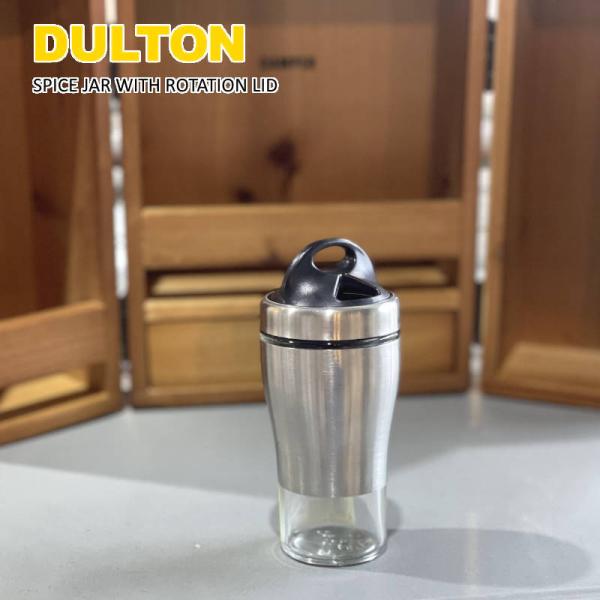 DULTON/ダルトン スパイスジャーウィズローテーションリッド 調味料入れ 塩コショウ入れ 調味料保存容器 Spice Jar With Rotation Lid