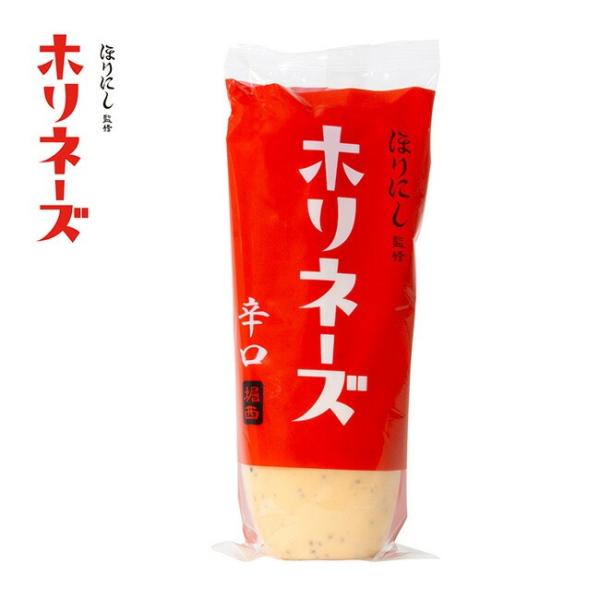 ほりにし監修 ホリネーズ辛口 内容量210g アウトドアスパイス ほりにし辛口をベースに旨味と辛味の最適なバランスを追求したマヨネーズ