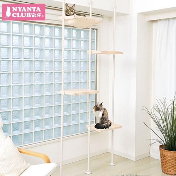 他サイト： マルカン キティウォーク 猫 キャットウォーク キャットタワー CT-523 天井 突っ張りタイプの商品画像