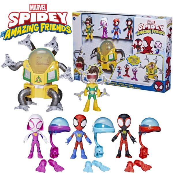 マーベル MARVEL スパイディとすごいなかまたち アンダーウォーター ウェブアドベンチャー フィギュア 人形 玩具 おもちゃ