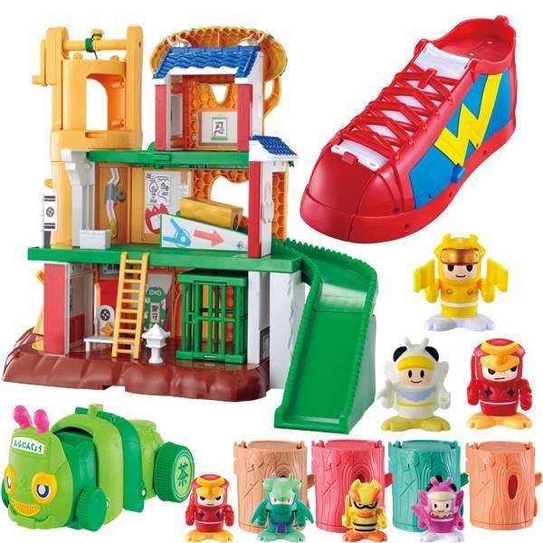 ムシ忍 大きな木のムシ忍城 コガネニンのスニーカーベース モンシロニンのあおむしバス フィギュアシリーズ4体セット Musinin A 7gadget Yahoo 店 通販 Yahoo ショッピング