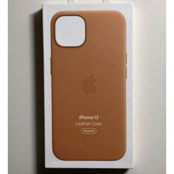 【新品】純正 iPhone 13 mini レザーケース・ゴールデン三つセット 新品】純正 iPhone 13 mini レザーケース・ゴールデン三つセット