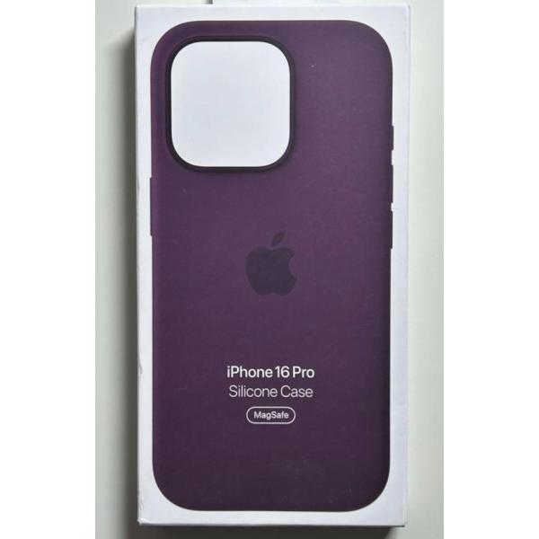 美品　iPhone16 Pro Apple純正シリコンケース プラム MagSafe対応iPhone 16 Pro Maxシリコーンケース – デニム