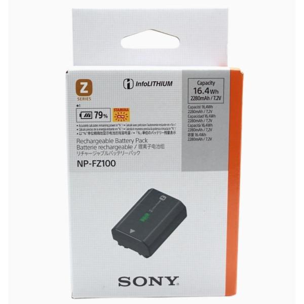 新品・未使用： SONY ソニーNP-FZ100 純正リチャージブルバッテリー 当店1年保証】新品未開封 SONY ソニーNP-FZ100 純正