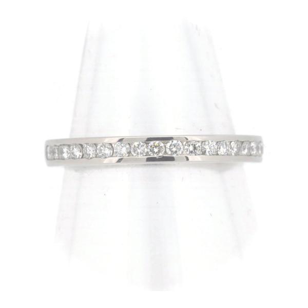 エクセルコ ダイヤモンド リング 指輪 0.285ct S0.01ct 9号 PT900  